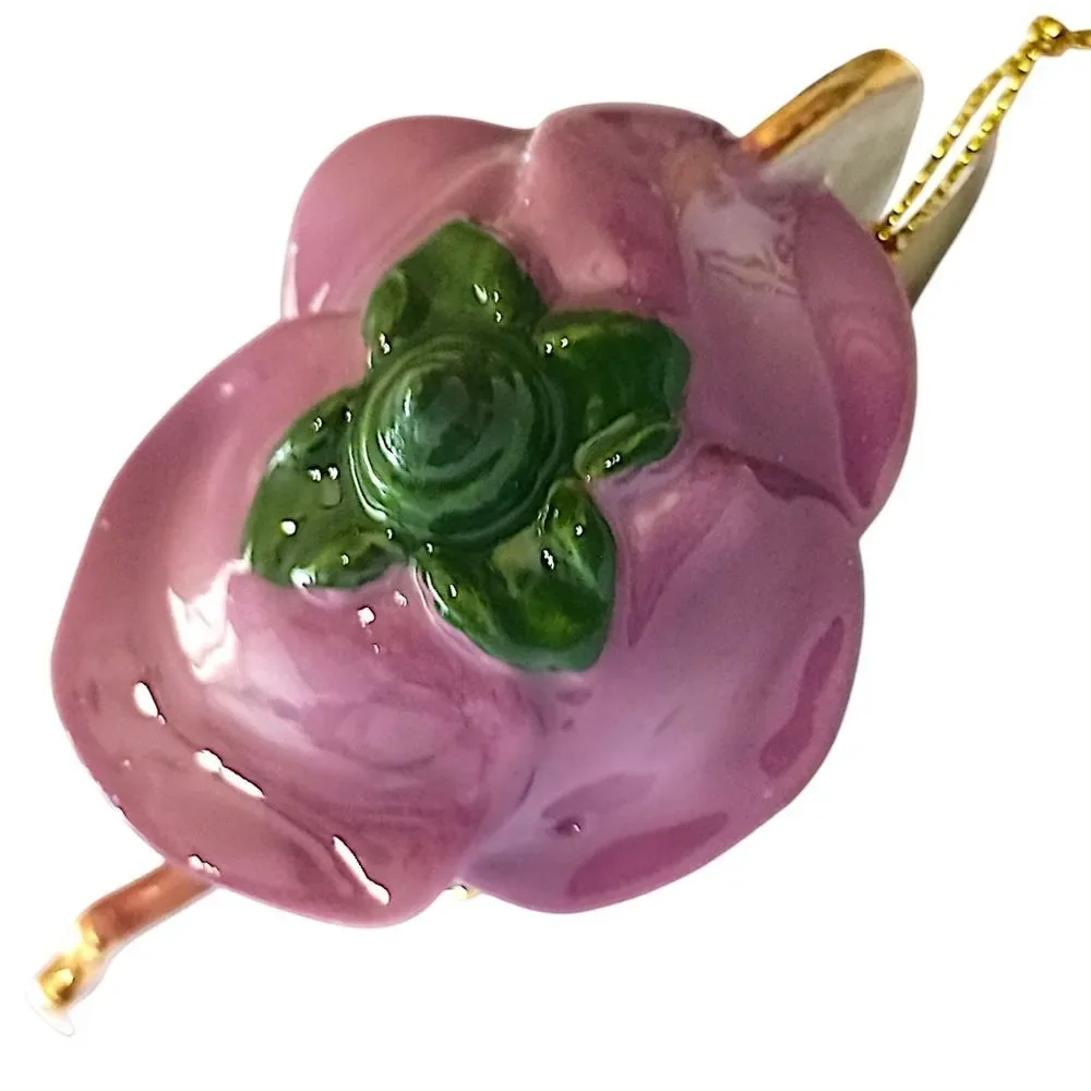 Lisa Jane Fairy Ornament Purple Porcelain Wings Of Wonder Twilight Enchantment